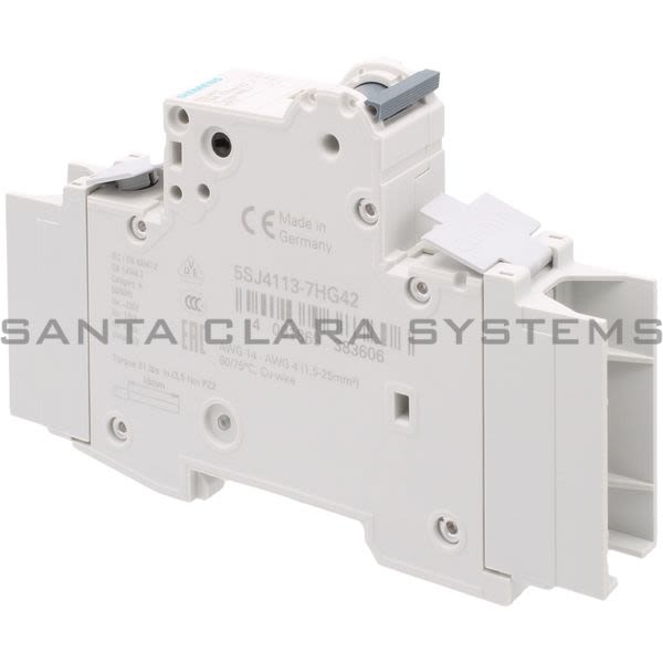 Siemens 5SJ4113-7HG42 Miniature Circuit Breaker | 5SJ4113-7HG42 Product Image