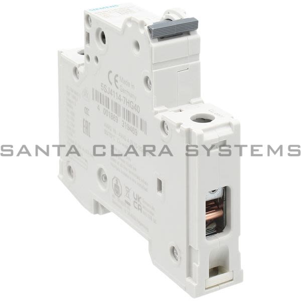 Siemens 5SJ4114-7HG40 Miniature Circuit Breaker | 5SJ4114-7HG40 Product Image