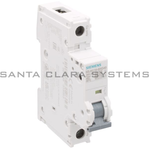 Siemens 5SJ4116-6HG40 Miniature Circuit Breaker | 5SJ4116-6HG40 Product Image
