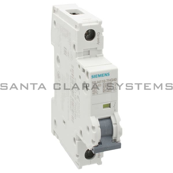 Siemens 5SJ4118-7HG40 Miniature Circuit Breaker | 5SJ4118-7HG40 Product Image
