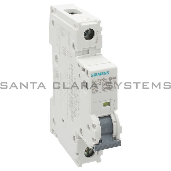 Siemens 5SJ4120-7HG40 Miniature Circuit Breaker | 5SJ4120-7HG40 Product Image