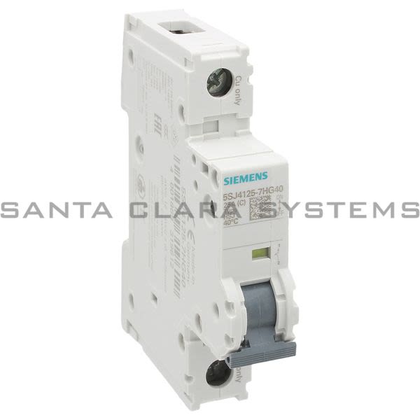 Siemens 5SJ4125-7HG40 Miniature Circuit Breaker | 5SJ4125-7HG40 Product Image