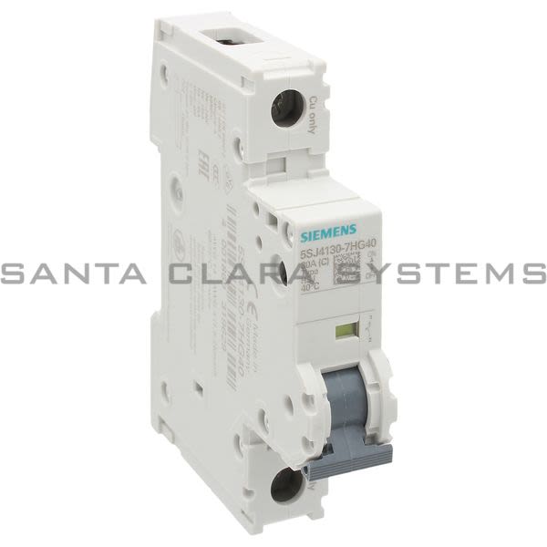 Siemens 5SJ4130-7HG40 Miniature Circuit Breaker | 5SJ4130-7HG40 Product Image