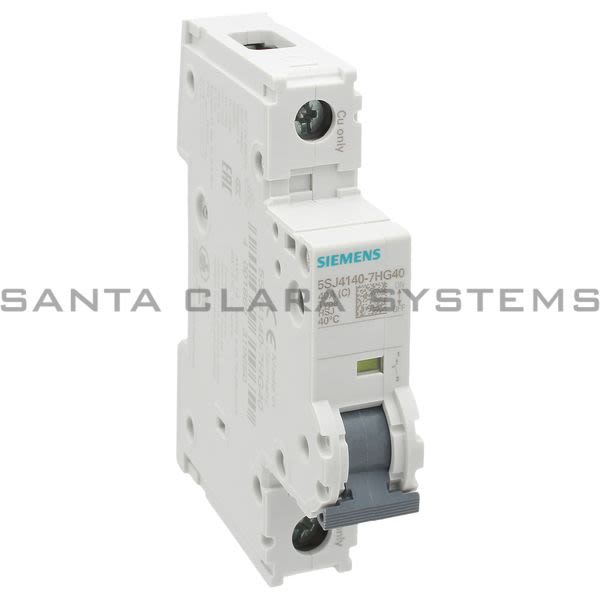 Siemens 5SJ4140-7HG40 Miniature Circuit Breaker | 5SJ4140-7HG40 Product Image