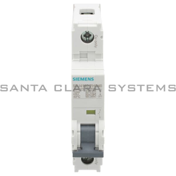 Siemens 5SJ4140-7HG40 Miniature Circuit Breaker | 5SJ4140-7HG40 Product Image