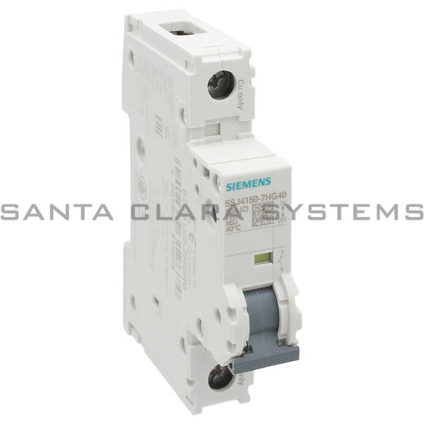 Siemens 5SJ4150-7HG40 Miniature Circuit Breaker | 5SJ4150-7HG40 Product Image