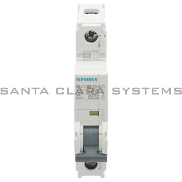 Siemens 5SJ4150-7HG40 Miniature Circuit Breaker | 5SJ4150-7HG40 Product Image