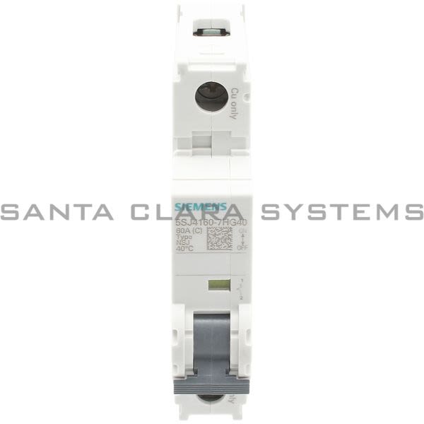 Siemens 5SJ4160-7HG40 Miniature Circuit Breaker | 5SJ4160-7HG40 Product Image