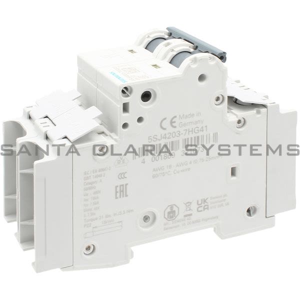 Siemens 5SJ4203-7HG41 Miniature Circuit Breaker | 5SJ4203-7HG41 Product Image