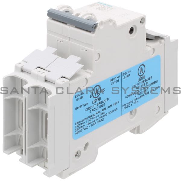 Siemens 5SJ4208-7HG41 Miniature Circuit Breaker | 5SJ4208-7HG41 Product Image