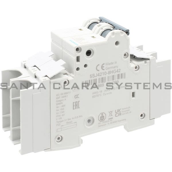 Siemens 5SJ4210-8HG42 Miniature Circuit Breaker | 5SJ4210-8HG42 Product Image