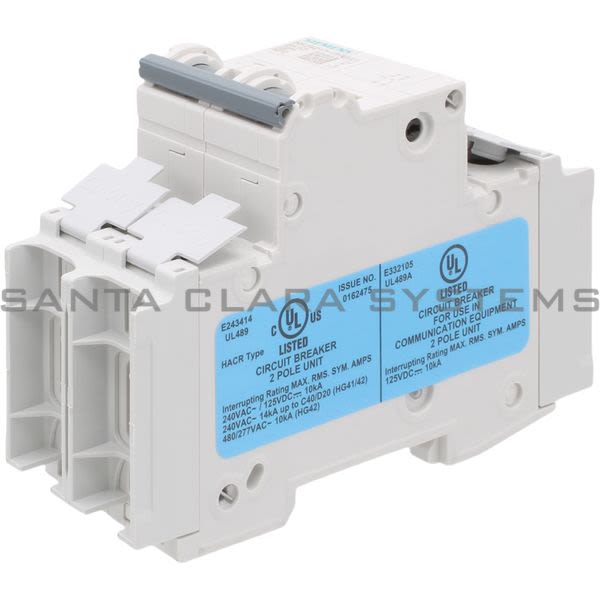 Siemens 5SJ4211-7HG41 Miniature Circuit Breaker | 5SJ4211-7HG41 Product Image