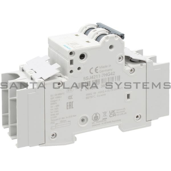 Siemens 5SJ4211-7HG42 Miniature Circuit Breaker | 5SJ4211-7HG42 Product Image