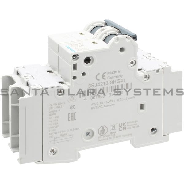 Siemens 5SJ4213-8HG41 Miniature Circuit Breaker | 5SJ4213-8HG41 Product Image