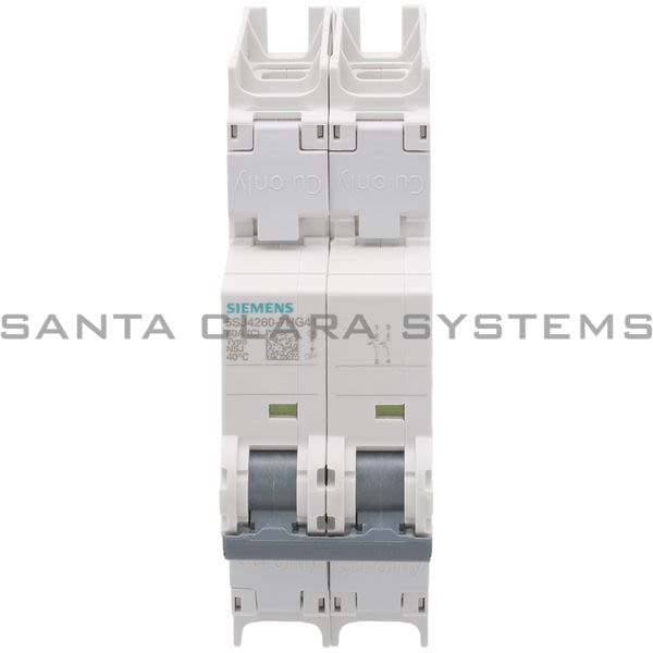 Siemens 5SJ4260-7HG41 Miniature Circuit Breaker | 5SJ4260-7HG41 Product Image