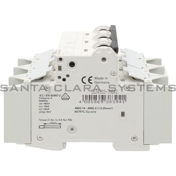 Siemens 5SJ4303-7HG42 Miniature Circuit Breaker | 5SJ4303-7HG42 Product Image