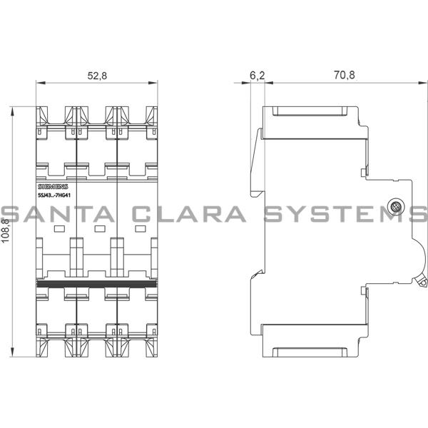 Siemens 5SJ4311-8HG41 Miniature Circuit Breaker | 5SJ4311-8HG41 Product Image