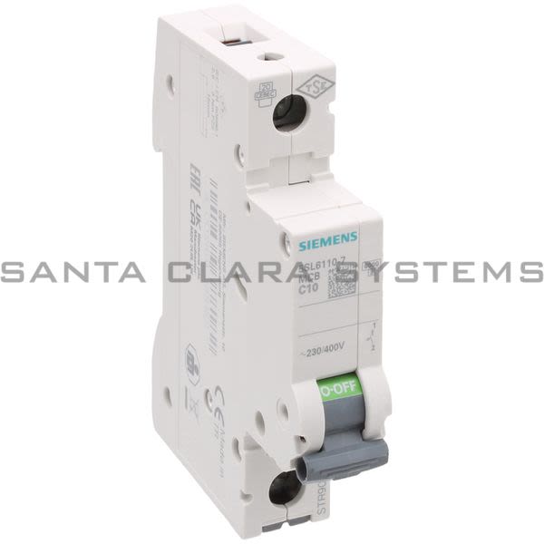 Siemens 5SL6110-7 Miniature Circuit Breaker Product Image