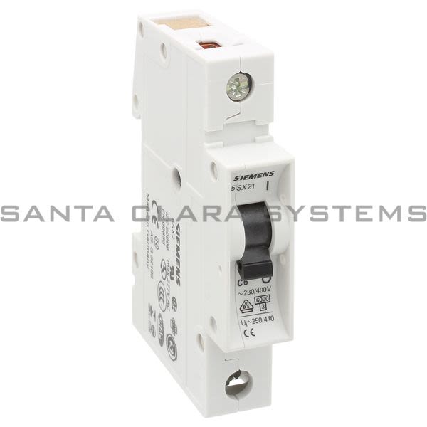 Siemens 5SX2106-7 Circuit Breaker Product Image