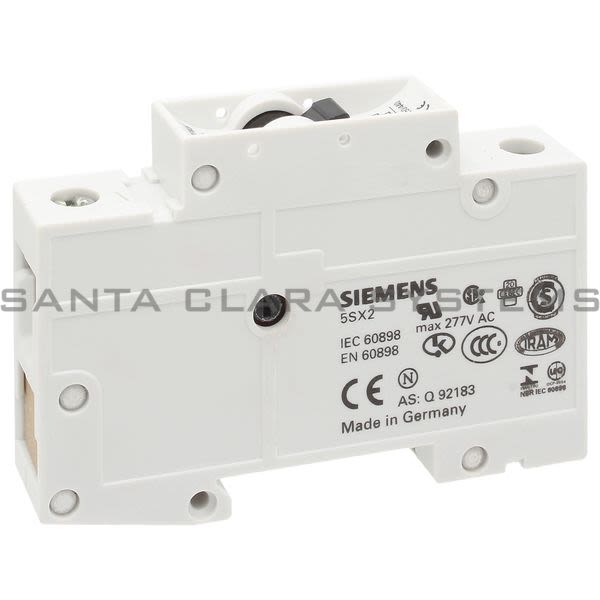 Siemens 5SX2106-7 Circuit Breaker Product Image