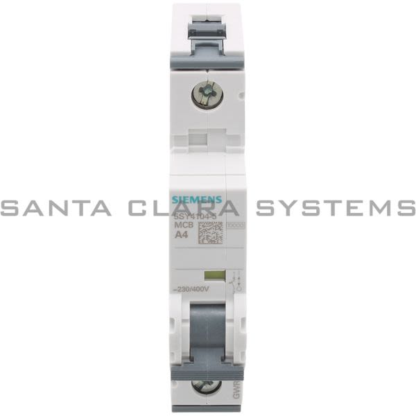 Siemens 5SY4104-5 Circuit Breaker Product Image