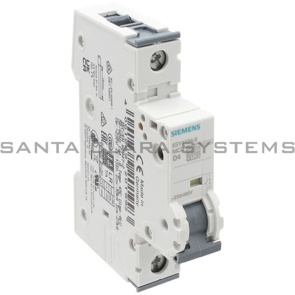 Siemens 5SY4104-8 Circuit Breaker Product Image