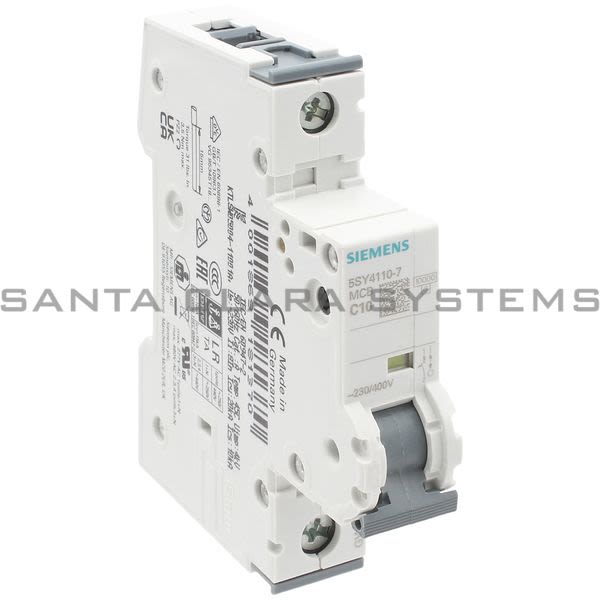 Siemens 5SY4110-7 Supplementary Protector | 5SY4110-7 Product Image