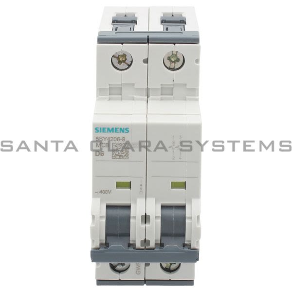 Siemens 5SY4206-8 Miniature Circuit Breaker Product Image