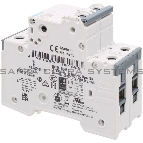 Siemens 5SY4213-7 Supplementary Protector Product Image