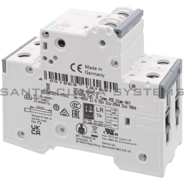 Siemens 5SY4232-7 Supplementary Protector Product Image