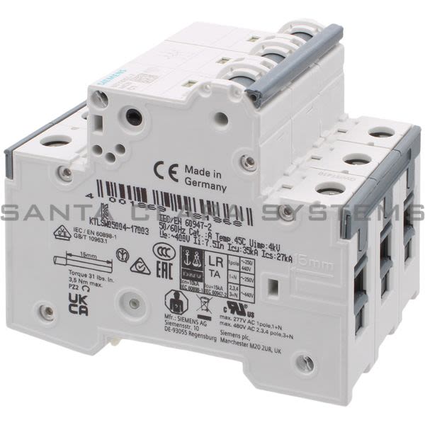 Siemens 5SY4301-7 Supplementary Protector Product Image