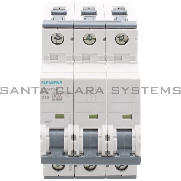 Siemens 5SY4316-6 Circuit Breaker Product Image
