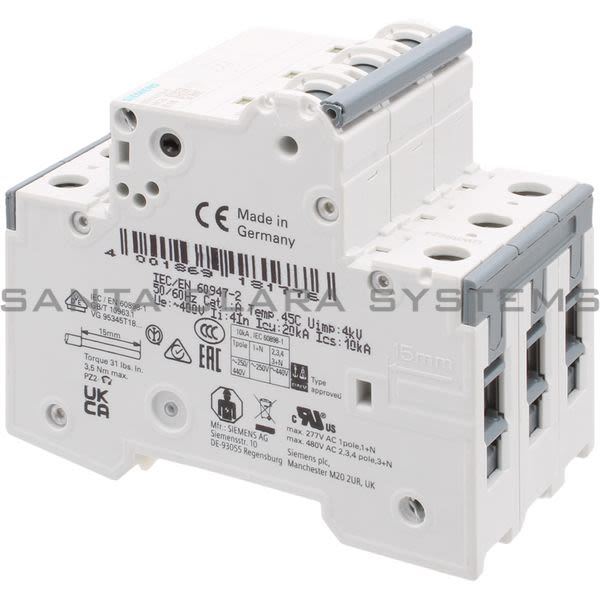 Siemens 5SY4316-6 Circuit Breaker Product Image