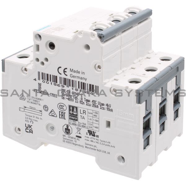 Siemens 5SY4316-7 Supplementary Protector Product Image
