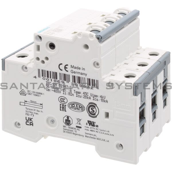 Siemens 5SY4318-7 Supplementary Protector Product Image