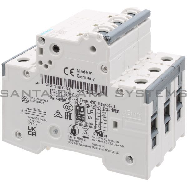 Siemens 5SY4332-8 Circuit Breaker Product Image