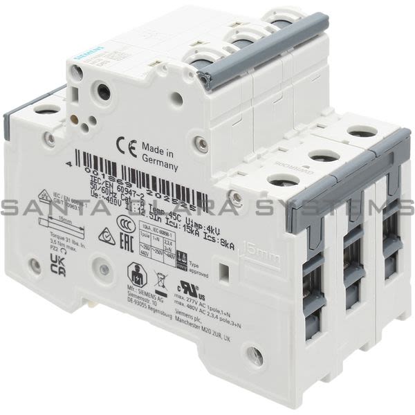 Siemens 5SY4363-8 Circuit Breaker Product Image