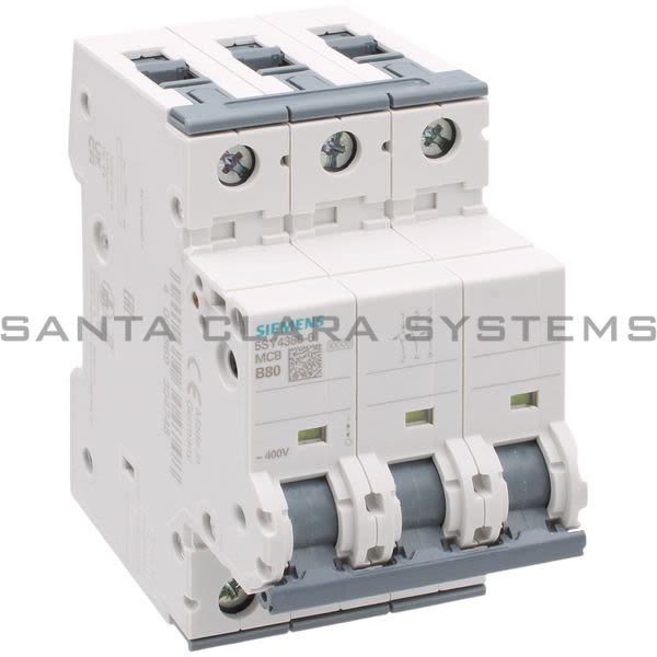 Siemens 5SY4380-6 Circuit Breaker Product Image