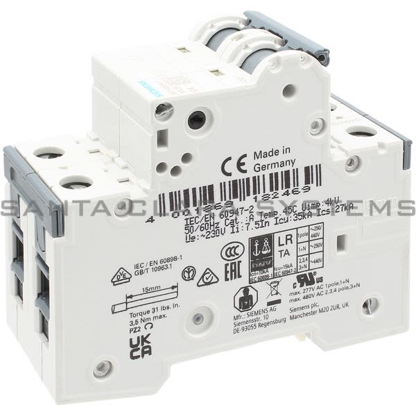 Siemens 5SY4504-7 Circuit Breaker Product Image