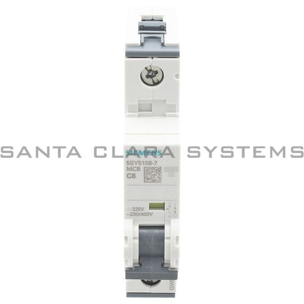 Siemens 5SY5108-7 Circuit Breaker Product Image