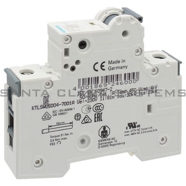 Siemens 5SY6102-7 Circuit Breaker Product Image