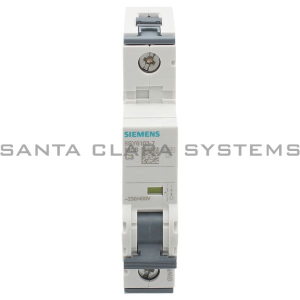 Siemens 5SY6103-7 Circuit Breaker | 5SY6103-7 Product Image