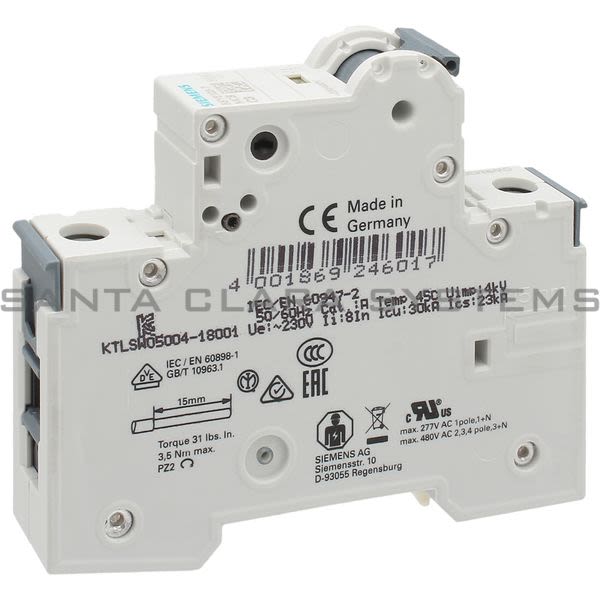 Siemens 5SY6103-7 Circuit Breaker | 5SY6103-7 Product Image