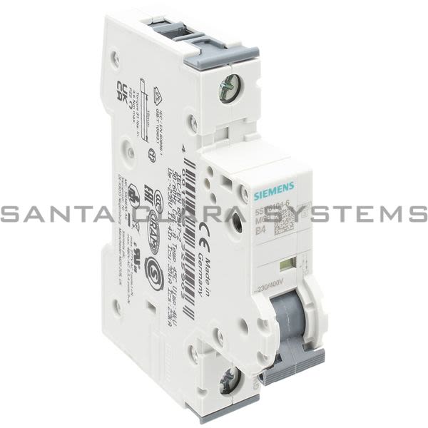 Siemens 5SY6104-6 Circuit Breaker Product Image