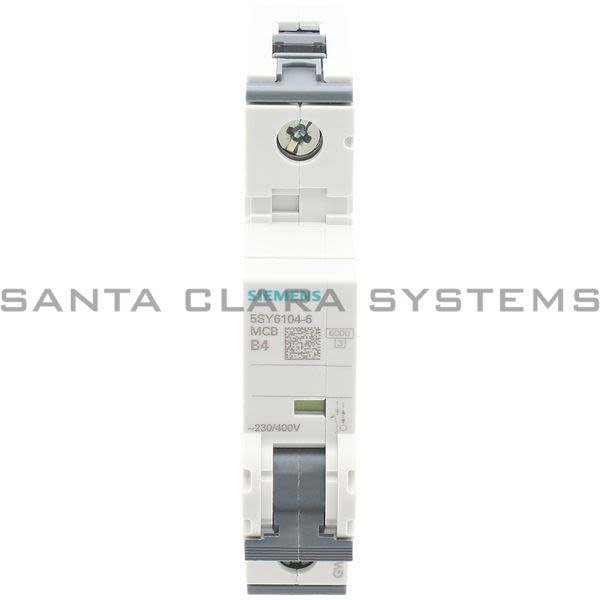 Siemens 5SY6104-6 Circuit Breaker Product Image