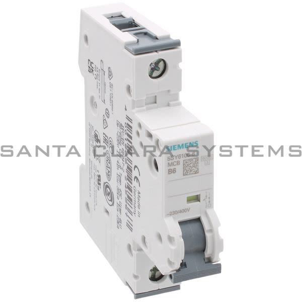 Siemens 5SY6106-6 Circuit Breaker Product Image