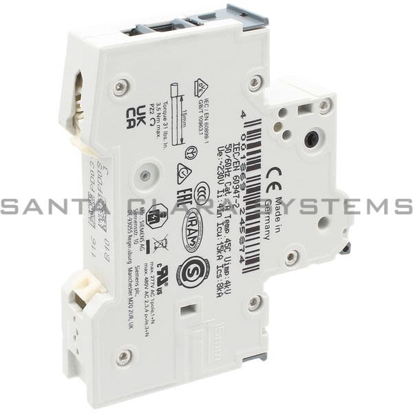 Siemens 5SY6110-6 Circuit Breaker Product Image