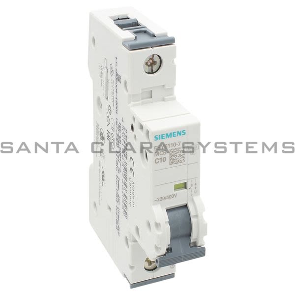 Siemens 5SY6110-7 Circuit Breaker | 5SY6110-7 Product Image