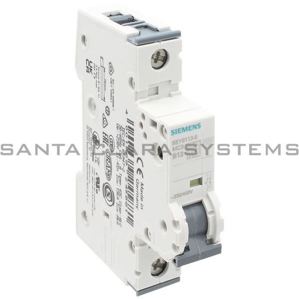 Siemens 5SY6113-6 Circuit Breaker Product Image