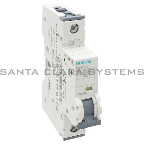 Siemens 5SY6116-7 Circuit Breaker Product Image